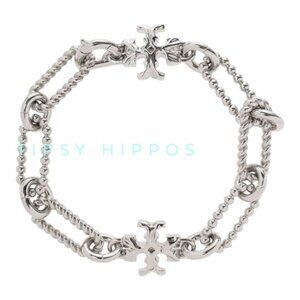 Tory Burch Silver Roxanne Chainlink Bracelet